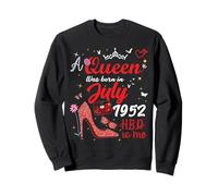 Juillet 1952 Anniversaire This Queen Was Born in July 1952 Sweatshirt