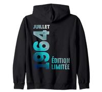 Juillet 1964 Retro Year 1964 Vintage 1964 Limited Edition Sweat à Capuche