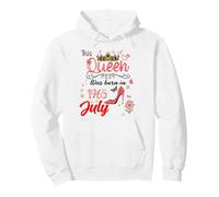 Juillet 1965 Anniversaire This Queen Was Born in July 1965 Sweat à Capuche