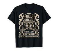 Juillet 1966 - 59 Ans Anniversaire Cadeau Vintage 1966 T-Shirt