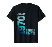 Juillet 1970 Retro Year 1970 Vintage 1970 Limited Edition T-Shirt