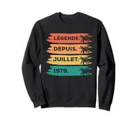 Juillet 1979-47 Ans Anniversaire Cadeau Vintage 1979 Sweatshirt