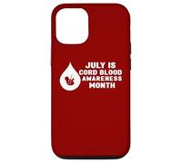 Juillet est Le Mois National de Sensibilisation au Sang de Cordon Coque pour iPhone 12/12 Pro