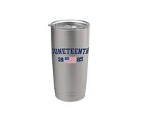 Juin 1865 Drapeau américain Juin Gobelet isotherme en acier inoxydable double paroi