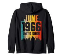 Juin 1966 Édition Limitée Retro Vintage Sweat à Capuche