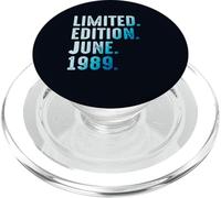 Juin 1989 Année 1989 Rétro 1989 Vintage Édition Limitée PopSockets PopGrip pour MagSafe