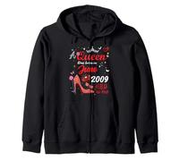 Juin 2009 Anniversaire This Queen Was Born in June 2009 Sweat à Capuche