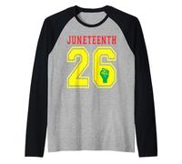 Juin 2026 Black African American Freedom Day 17 Juin Manche Raglan