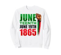 Juin Adolescent Juin 19 Juin 1865 Histoire des Noirs Liberté Sweatshirt