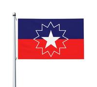 Juin dix-septième drapeau américain 3x5 pieds double face en plein air pour les événements de célébration décoration de fête de vacances bannière en polyester drapeaux de signe de cour