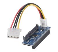 Juinrinet Adaptateur IDE vers SATA 3,5 PATA 40 Broches vers SATA 22 Compact | Contenu du colis inclus: adaptateur IDE vers SATA 3,5 pouces et câble d'alimentation 4 broches, prêt à l'emploi sans lecteur.