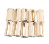 Juinrinet Boîtier de Piles AA à D, 3 X AA à D, Conversion et Rangement Pro | Boîtier ABS robuste et léger, rangement modulable pour stocker jusqu'à 3 piles AA converties en D, pack de 10 pièces