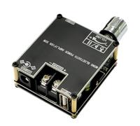 Juinrinet Carte amplificateur Audio Mono 30W Deux Jeux Kit Puissance | BT5.3 + Aux + UDisk + USB, sortie 30W mono, alimentation DC9-24V 3A, formats MP3/WMA/WAV/FLAC/APE, Noir, ABS, livret séparé.