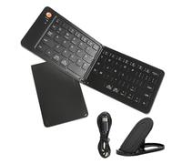 Juinrinet Clavier Bluetooth Portable-Pliable - Confort et Ergonomie | Compatible iOS/Android/, batterie lithium 150 mAh et charge en moins de 2 h; longue autonomie et efficacité.