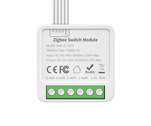 Juinrinet Commutateur Boîtier Discrétion Blanc | Installation facile dans un boîtier traditionnel; compatible avec interrupteurs standards; multi-canaux pour éclairage.