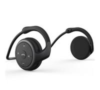 Juinrinet Écouteurs Bluetooth Sport 11-14h autonomie 10-20m Plastique Noir | Bluetooth 5.0, microphone intégré, boutons de commande, résistance 32 Ω, étanche Oui.