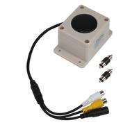 Juinrinet Haut-Parleur Extérieur Étanche et Microphone IP Interphone Audio | Rapport Signal/Bruit élevé et sensibilité élevée pour une surveillance fiable en extérieur, audio clair jusqu’à 15 m