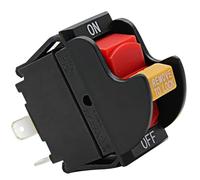 Juinrinet Interrupteur bascule marche-arret BlackDecker Robustesse 230V | Compatible avec et autres machines, robuste et fiable pour usage intensif en 230V.
