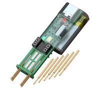 Juinrinet Kit test optocoupleur portable, batterie intégrée, charge USB | Vérifiez le contact précis sur optocoupleur 4 broches et test patch; voyant et lampe de poche intégrés