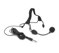 Juinrinet Microphone Casque Dynamique Oreillette Crochet 6.35mm - 5m Cable | Longueur de câble d'environ 5 m, connectique 6.35/6.5 mm, il offre une grande liberté de mouvement sur scène, studio et PC.