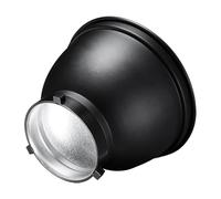 Juinrinet Réflecteur 55° Diffuseur Standard Abat-Jour pour Flash Studio | Diffusion 55° uniforme, alliage d'aluminium robuste, diamètre ~18 cm et profondeur ~13 cm pour une lumière