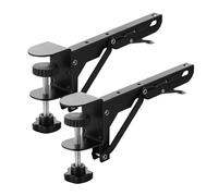 Juinrinet Support Pliable Clavier d Ordinateur Extension de Bureau Réglable | Structure métal robuste, serre sans poinçon, se replie à 90° pour gagner de la place et assure une stabilité fiable.
