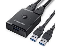 JUIR-Cy Kvm Sélecteur Bidirectionnel Usb 3.0 2 À 1 Pc Partage Ou 1 À 2 Hub Pour Clavier,Souris,Scanner,Imprimante
