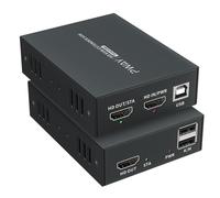 JUIR-Extension Usb Hdmi Kvm Sur Ethernet Cat5E/6 1080P Source Vidéo Hd Contrôlée Par Clavier Et Souris