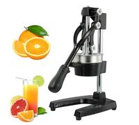 Juiteur De Fruits Manuels, Acier Inoxydable Et Lourde Fonte De Fer à Jus Amovible, Extracteur De Jus D'agrumes, Serre De Citron Professionnel Avec Base Anti-glissement, Filtre Anti-collocation black