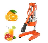 Juiteur De Fruits Manuels, Acier Inoxydable Et Lourde Fonte De Fer à Jus Amovible, Extracteur De Jus D'agrumes, Serre De Citron Professionnel Avec Base Anti-glissement, Filtre Anti-collocation orange