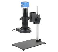 JUIYU Kit d'accessoires de microscope 24 MP 4K UHD 1080P H_DMI USB industriel caméra zoom monture C Capteur d'objectif pour réparation de téléphone Outils de soudure Lames de microscope (couleur