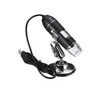 JUIYU Kit d'accessoires pour microsc Réglable 160 0X 8 LED Microscope numérique électronique stéréo Lames de Microscope (Magnification : 1600X)