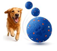 jujingcw Jouet interactif intelligent pour chien, matériau E-TPU, étanche IPX54, rechargeable par USB, design grand et robuste pour chiens de petite, moyenne et grande taille, avec sac de rangement