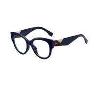 JUJNTNT Brillengestell für Damen in verschiedenen Farben, UV400 (Marineblau)