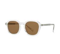JUJNTNT Sonnenbrille für Damen und Herren, luxuriös, UV400, Farbverlauf (transparentes Tee)