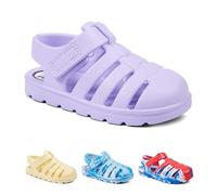 JUJU Sandales pour enfants | EVA doux et léger | Talon épais | Sandales de style pêcheur pour enfants, lilas, 20 EU