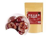 Jujubes en cristal à la gélatine de peau d'âne, emballés individuellement 100 g, fruits secs prêts à consommer(100g)