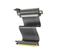 JUJUFREE Câble d'extension GPU hautement PCIe4.0 pour boîtier d'ordinateur compact ITX miniature, optimisation de l'air