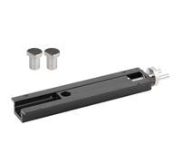 JUJUFREE Étau intégré pour table de travail du bois - Rotation manuelle des vis pour fixer un trou de table de 20 mm - Outil auxiliaire en aluminium