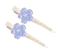 JUJUFREE Pince à cheveux en forme de fleur pour filles avec pétales réalistes, design confortable en résine pour une longue tenue