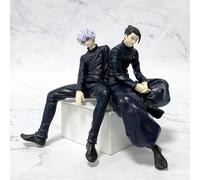 Jujutsu Kaisen 2, Geto Suguru Satoru Gojo assis, 13,5 cm, décoration anime cool, poupées poupées