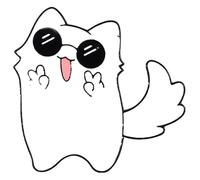 Jujutsu Kaisen Broche en émail - Broche chat anime pour chapeau, Klein, Métal non précieux