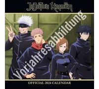 Jujutsu Kaisen Broschurkalender 2025: Perfekt für Fans der preisgekrönten Shonen-Anime-Serie über Yuji Itadori & seine Freunde. Manga-Kalender mit 12 rasanten Actionszenen