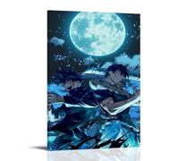 Jujutsu Kaisen Fushiguro Toji and Megumi Fushiguro Poster classique Anime Peinture décorative Toile Art mural Salon Poster Chambre Peinture Art mural Impression d'image moderne Décoration de chambre