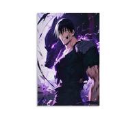 Jujutsu Kaisen Fushiguro Toji Anime Character Art Poster décoratif sur toile Art mural pour salon, chambre à coucher, impression d'image moderne, décoration de salle familiale, 30 x 45 cm