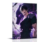 Jujutsu Kaisen Fushiguro Toji Anime Character Art Poster décoratif sur toile Art mural pour salon, chambre à coucher, impression d'image moderne, décoration de salle familiale, 40 x 60 cm