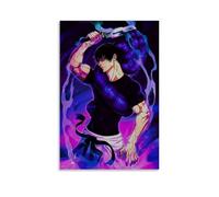 Jujutsu Kaisen Fushiguro Toji Poster décoratif sur toile, art mural, pour salon, chambre à coucher, impression photo, décoration moderne, pour salle familiale, 40 x 60 cm