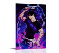 Jujutsu Kaisen Fushiguro Toji Poster décoratif sur toile, art mural, pour salon, chambre à coucher, impression photo, décoration moderne, pour salle familiale, 50 x 75 cm