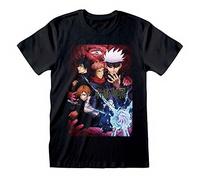 Jujutsu Kaisen Power Homme T-Shirt Manches Courtes Noir L 100% Coton Regular/Coupe Standard