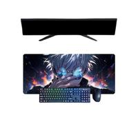 Jujutsu Kaisen Satoru Gojo Tapis de Souris XXL Multifonction Gaming Anime, 800x300mm, Tapis de Souris Clavier Gaming imperméable et 3mm Base en Caoutchouc antidérapant Surface Texturée